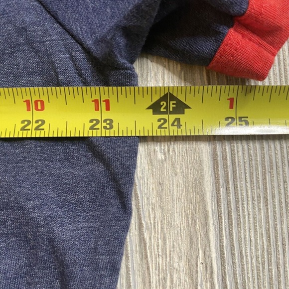 NHL Columbus Blue Jackets Logo Ringer Tee Men’s XL Blue Soft Hockey CBJ NWT - Picture 7 of 9